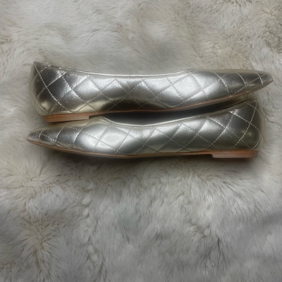 COPY - Bruno Magli Quilted Metallic Ballet Flats - Picture 5 of 5